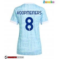 Ženske Nogometnih dresov Juventus Teun Koopmeiners #8 Gostujoči 2025-26 Kratki rokavi